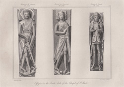 Effigies in the South Aisle of the Chapel of St. Mark